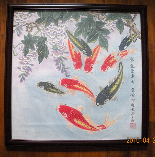 7、徐妙春作品《紫气东来年年有余�013�.jpg